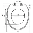 Alcaplast A3553 WC ülőke műanyag fehér (A3553)
