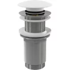 Alcaplast A395B ClickClack mosdó leeresztő szelep 5/4 col fehér A395B rajza