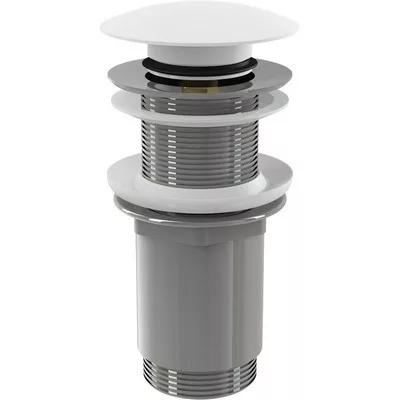 Alcaplast A395B ClickClack mosdó leeresztő szelep 5/4 col fehér A395B rajza