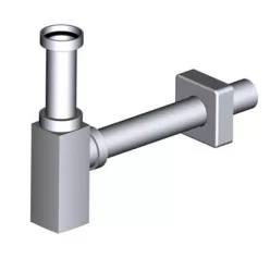   Alcaplast A401 mosdó szifon 32 mm fém design rendszer (A401)