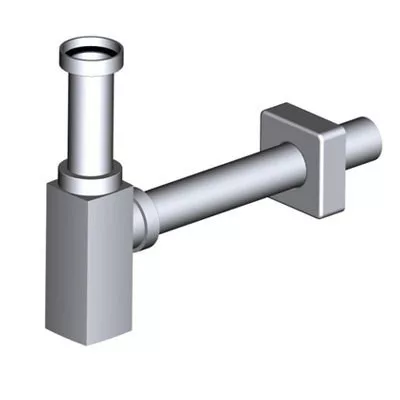 Alcaplast A401 mosdó szifon 32 mm fém design rendszer (A401)