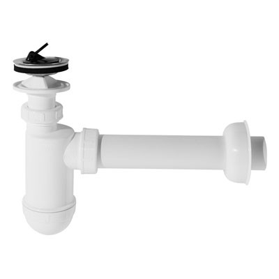 Alcaplast A410 mosdó szifon műanyag leeresztővel dugós (A410)