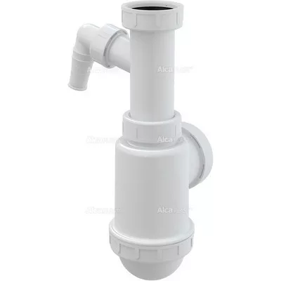 Alcaplast A443P mosogató szifon 6/4 col leeresztővel csatlakozóval (A443P)
