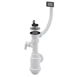   Alcaplast A444P mosogató szifon flexi túlfolyóval csatlakozóval (A444P)