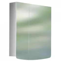 ALFÖLDI Saval 2.0 tükrösszekrény világítás nélkül fényes fehér A498 60 E4 rajz