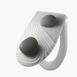 Alcaplast A604 Duroplast WC ülőke Softclose műszaki rajz