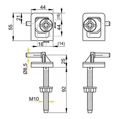 Alcaplast A60 WC ülőke fehér (A60)