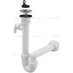   Alcaplast A810 40 mosogató csőszifon 6/4 col leeresztővel csatlakozóval (A810-40)