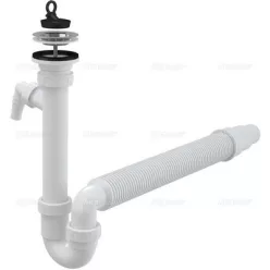   Alcaplast A830 flexi mosogató csőszifon 6/4 col leeresztővel csatlakozóval (A830)