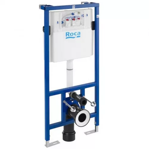 Roca Duplo fali beépíthető WC tartály kerettel A890090020 rajza