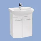 ALFÖLDI Saval 2.0 mosdószekrény mosdóval 60 cm komplett matt wenge A897 B5 01 rajz