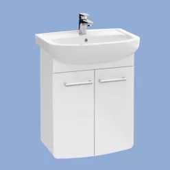 ALFÖLDI Saval 2.0 mosdószekrény mosdóval 60 cm komplett matt wenge A897 B5 01 rajz