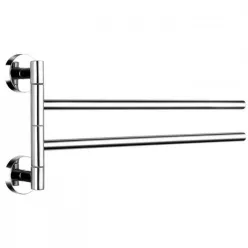 Ferro Grace kétágú törölközőtartó 36 cm króm AC16 rajza