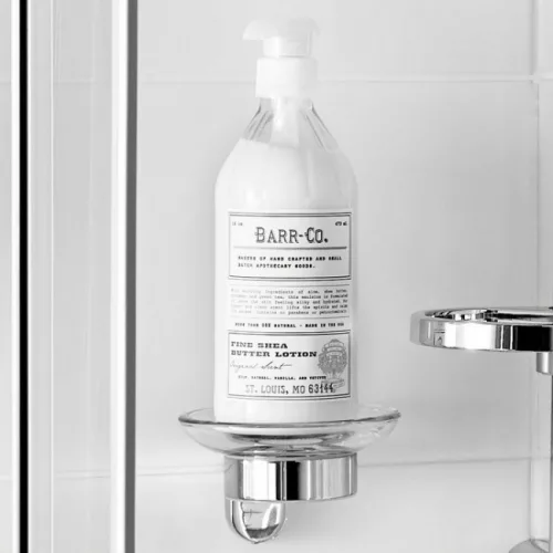 Ferro Audrey szappantartó üvegtállal króm AD02