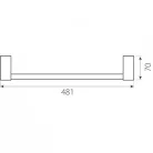 Ferro Audrey törölközőtartó rúd