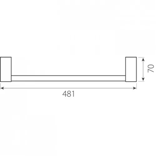 Ferro Audrey törölközőtartó rúd