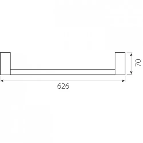 Ferro Audrey törölközőtartó rúd