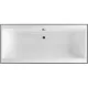 Wellis Tengiz akril egyenes kád 150 cm lábbal AK00457 rajza