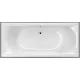 Wellis Ontario akril egyenes kád 180 cm lábbal AK00449 rajza