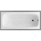Wellis Como akril egyenes kád 160 cm lábbal AK00555 rajza