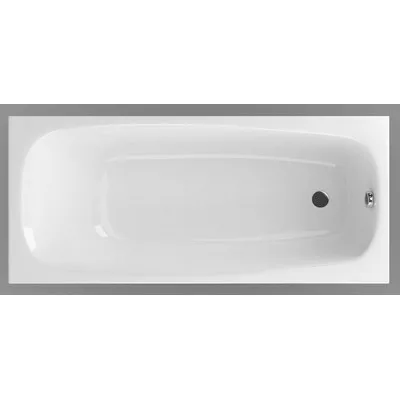 Wellis Como akril egyenes kád 160 cm lábbal AK00555 rajza