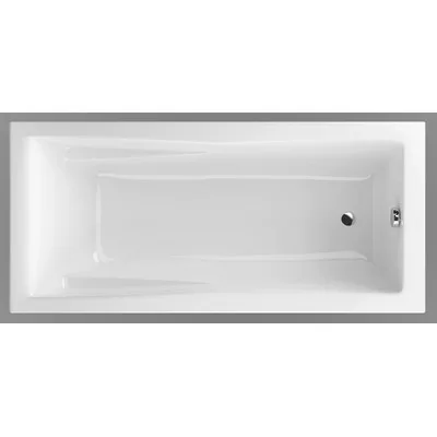 Wellis Huron akril egyenes kád 160 cm lábbal AK00564 rajza