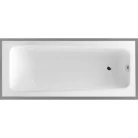 Wellis Lugano akril egyenes kád 150 cm lábbal AK00573 rajza