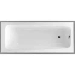 Wellis Lugano akril egyenes kád 150 cm lábbal AK00573 rajza