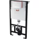 Alcaplast AM101 1000 mm Sádromodul beépíthető WC tartály szerelőkerettel fali WC részére (AM101-1000)