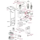 Alcaplast AM101 1000 mm Sádromodul beépíthető WC tartály szerelőkerettel fali WC részére (AM101-1000)