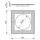 Alcaplast APV0005 szigetelő gallér 150 mm (APV0005)