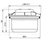Alcaplast APV0010 bűzelzáró padlólefolyóhoz (APV0010)