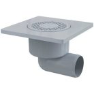 Alcapalst APV3 padló összefolyó oldalsó kifolyású APV3 rajza