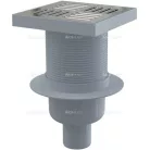 Alcaplast PV6411 alsó kifolyású rozsdamentes padlólefolyó (APV6411)