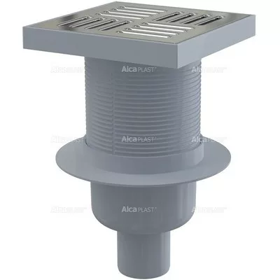 Alcaplast PV6411 alsó kifolyású rozsdamentes padlólefolyó (APV6411)