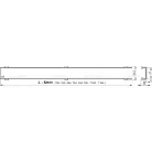 Alcaplast APZ106 Professional Low zuhanyfolyóka tömör rácsokhoz 300 mm APZ106-300