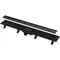 Alcaplast APZ10 fekete zuhanyfolyóka szett 550 APZ10BLACK 550M rajza