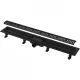 Alcaplast APZ10 fekete zuhanyfolyóka szett 550 APZ10BLACK 550M rajza