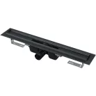 Alcaplast APZ1Black zuhanyfolyóka peremmel rácshoz