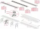 ALCA Folyóka szegéllyel 850 mm vastagsága padlóburkolattal 74mm,műanyag (APZ9-850M)