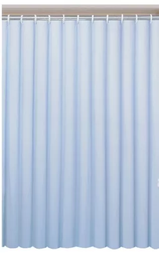 AQUALINE PVC zuhanyfüggöny, 180x200 cm, kék (0201004 M)