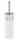 AQUALINE SIMPLE LINE szabadonálló WC-kefe tartó, átm:100x375mm, fehér (04002W)