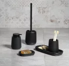 AQUALINE NERO fogkefetartó, fekete (08137)