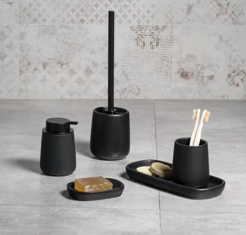 AQUALINE NERO fogkefetartó, fekete (08137)