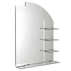 AQUALINE WEGA Tükör polccal, 65x90cm (65028)