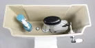 Aqualine ANTIK monoblokkos WC, hátsó kifolyású, WC-ülőkével, öblítőmechanikával, kerámia fogantyúval