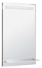 AQUALINE LED tükör világítással, üveg polc, billenő kapcsoló, 50x80cm (ATH52)