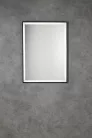AQUALINE CORNA LED tükör, 60x80cm, szenzoros, dimmelhető, matt fekete (CN060)