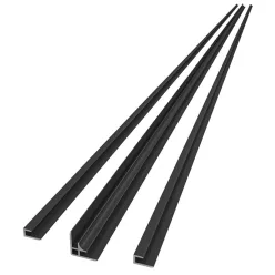 Aqualine DENIPAN sarokprofil szett, 2100mm, matt fekete