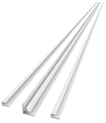 Aqualine DENIPAN sarokprofil szett, 2100mm, matt fehér